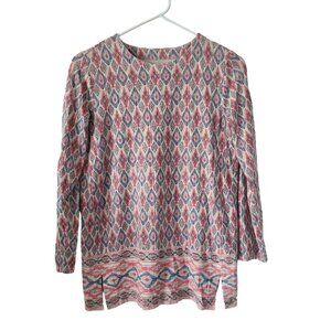 J. Jill US Women's Size XSP Luxe Supima Forward Seam Tunic Top Stretch Modal